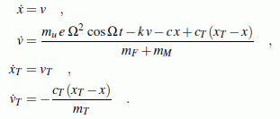 System mit zwei Freiheitsgraden, beschrieben durch ein Differenzialgleichungssystem 1. Ordnung