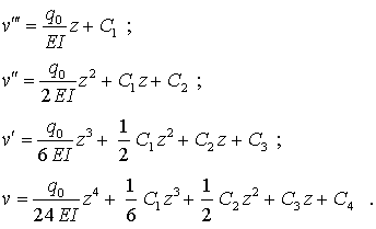 Aufgabe 17-7: Integration der Differenzialgleichung der Biegelinie