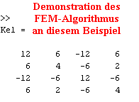 Demonstration des
     FEM-Algorithmus
     an diesem Beispiel