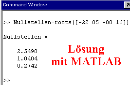 Lsung   
mit MATLAB