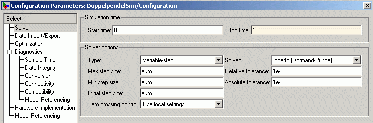 Konfigurations-Parameter