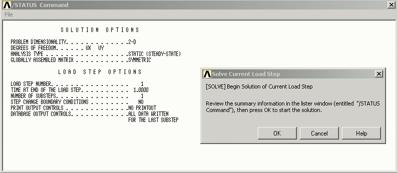 AnsysStatusCommand
